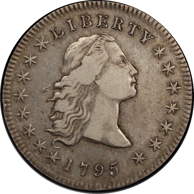 1795-P Flowing Hair $1, obverse